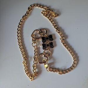 NWOT Unbranded 31" Gold Conversion Chain with Extender